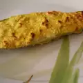 Гондола из кабачков с творогом
