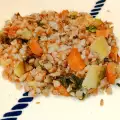 Кабачки с гречкой