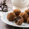 Праздничные сырые веганские трюфели