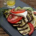 Овощи на гриле в медовом маринаде