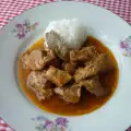 Вкусный кебаб с вином