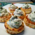 Волованы с сыром Рикотта и каперсами
