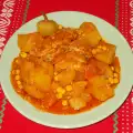 Тушеный кролик с картошкой