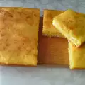 Завтрак из кукурузной манки с брынзой и сыром