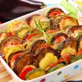 Овощная запеканка из баклажанов и кабачков