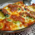 Запеканка с брокколи и кабачками