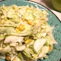 Капустный салат с кукурузой