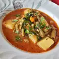 Балканское рагу из стручковой фасоли с картофелем