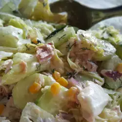 Рецепты приготовления салатов с айсберго с огурцами