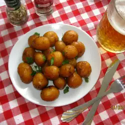 Беби-картофель со специями и оливковым маслом
