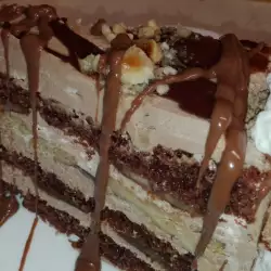 Быстрый шоколадный торт Бэйлис с готовыми коржами