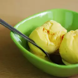 Мороженое с бананами без яиц