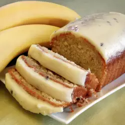 Пирог с бананами и сливочным маслом