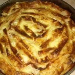 Быстрая скрученная баница
