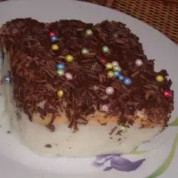 Торт из печенья дамские пальчики с молоком
