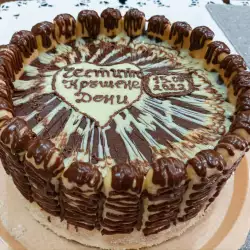 Праздничный торт из печенья дамские пальчики