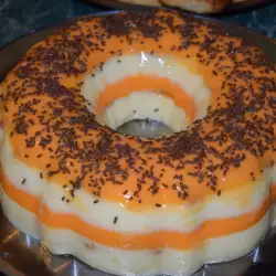 Торт из печенья с апельсиновым соком