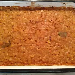 Квашеная капуста с фасолью в духовке