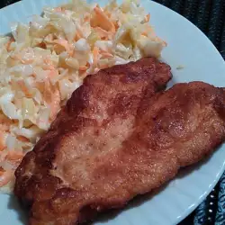 Маринованное куриное филе на сковороде