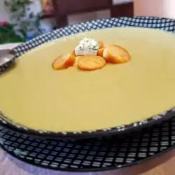 Овощной суп с бульоном