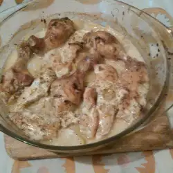 Курица с картошкой и орегано