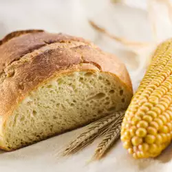 Праздничный хлеб с брынзой и мукой