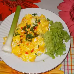 Вегетарианские блюда с яйцами