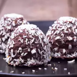 Экономные кокосовые шарики из печенья