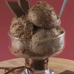 Кето шоколадное мороженое