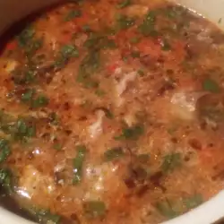 Курбан - суп с ягнятиной