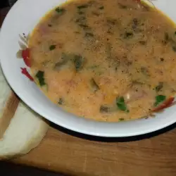 Щавелевый суп с вареной заправкой