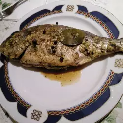 Запеченная рыба с оливковым маслом