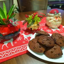Рождественские десерты с какао порошком