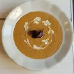 Крем-суп из каштанов