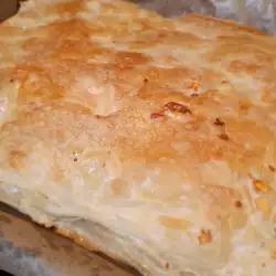 Деревенская квадратная баница