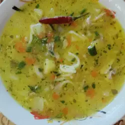 Куриный суп с тимьяном