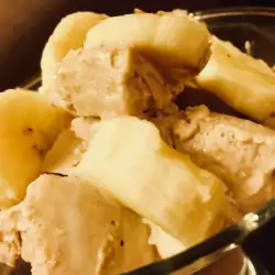 Мороженое бес Сахара с бананами