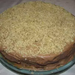 Домашний торт с грецкими орехами