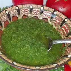 Домашний соус песто из петрушки
