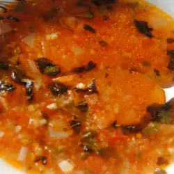 Томатный суп с консервированными помидорами