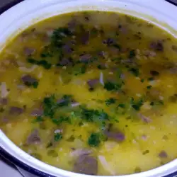 Суп из печени по-деревенски