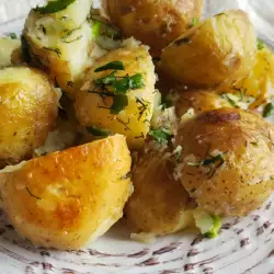 Гарнир с картофелем и чесноком