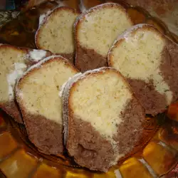 Двухцветный кекс