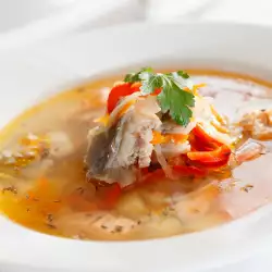 Рыбный суп с хеком