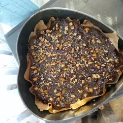 Фит брауни с тыквой и яблоками