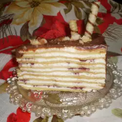 Французский деревенский торт с маскарпоне и глазурью