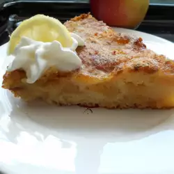 Яблочный пирог с корицей по-французски