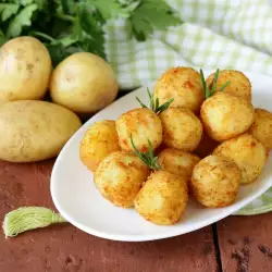 Картофельные шарики с брынзой