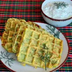 Бельгийские вафли с кабачками