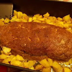 Большая котлета с картошкой - по швейцарскому рецепту